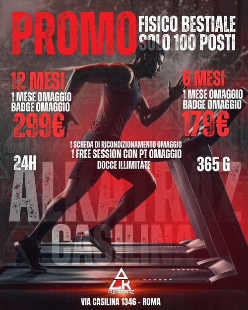PROMO FISICO BESTIALE | Abbonamento H24 All-Inclusive